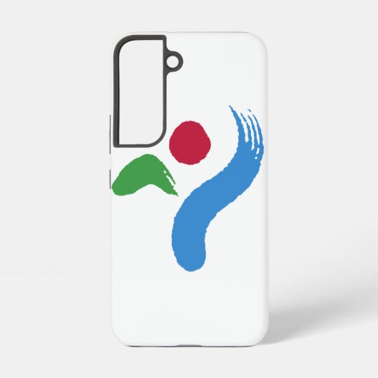 サムスンGalaxy S22ケース 韓国ソウルの旗 Samsung Galaxyケース (裏面)