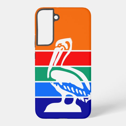 サムスンS22 Plusサンクトペテルブルク州旗 Samsung Galaxyケース (裏面)