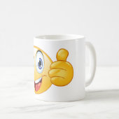 サムズアップ コーヒーマグカップ (正面右)