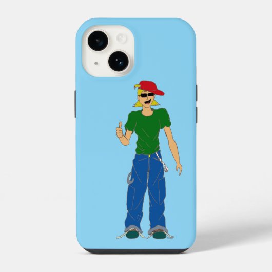サムズアップ iPhoneケース (裏面)