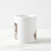 サムズアップOK猫ミームマグカップ両面 コーヒーマグカップ (中央)