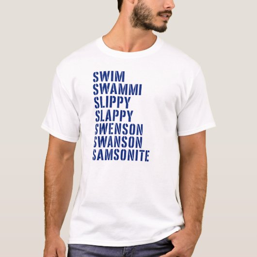サムソナイト 楽しい映画の名言Tシャツ Tシャツ (正面)