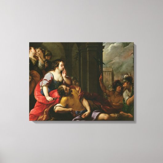 サムソンとデリラ キャンバスプリント (正面)