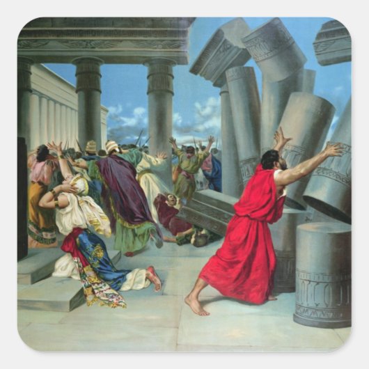 サムソンとデリラ スクエアシール (正面)