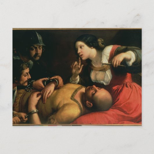 サムソンとデリラ ポストカード (正面)