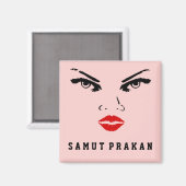 サムットプラカン，タイ人女性ガールフレンド マグネット (正面/裏面)