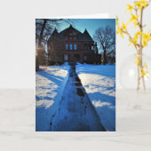 サムナー・マクナイト邸のクリスマスカード カード (黄色い花)