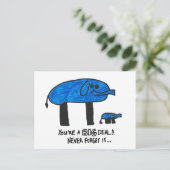 サムハリネズミ-ジョニーの郵便はがき#2 ポストカード (スタンド正面)