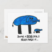 サムハリネズミ-ジョニーの郵便はがき#2 ポストカード (正面/裏面)