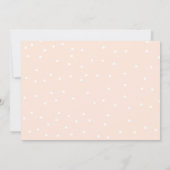 サムバニー誕生日招待状ガールファーストピンク 招待状 (裏面)