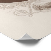 サムヒューストンエングレービングポートレート ポスター (角)