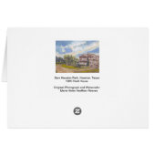 サムヒューストン公園： 1905ステイティハウス (裏面横)