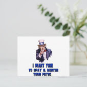 サムブルーのおじさん ポストカード (スタンド正面)