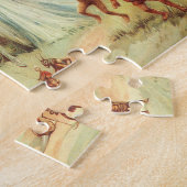 サムベリーナとプリンス結婚のヴィンテージ童話 ジグソーパズル (側面)