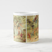 サムベリーナとプリンス結婚のヴィンテージ童話 ジャンボコーヒーマグカップ (正面)