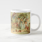 サムベリーナとプリンス結婚のヴィンテージ童話 ジャンボコーヒーマグカップ (右)