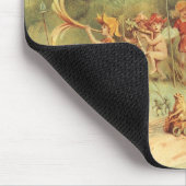 サムベリーナとプリンス結婚のヴィンテージ童話 マウスパッド (コーナー)