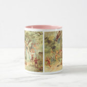 サムベリーナとプリンス結婚のヴィンテージ童話 マグカップ (中央)