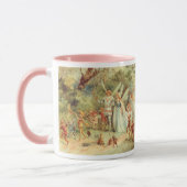 サムベリーナとプリンス結婚のヴィンテージ童話 マグカップ (左)