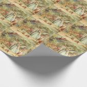 サムベリーナとプリンス結婚のヴィンテージ童話 ラッピングペーパー (角)