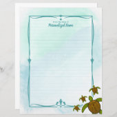 サムミーシータートルライン紙シート (正面/裏面)