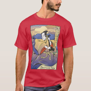 サムライおもしろいフォトグラファー&カメラ日本のウキー Tシャツ