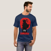 サムライの勇気 誠実 忠誠 Tシャツ (正面フル)