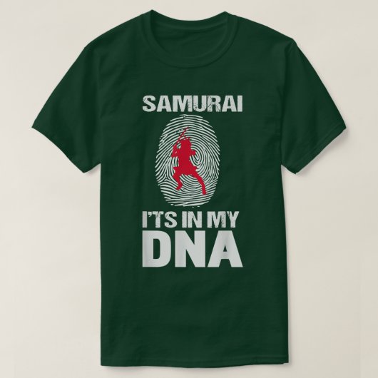 サムライは私のDNAサムライ選手コーチ Tシャツ (デザイン正面)