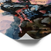 サムライめい想日本のズ ポスター (角)