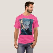 サムライアニメガール Tシャツ (正面フル)