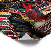 サムライアーマーアートポスターウォールアートカード印刷 ポスター (角)