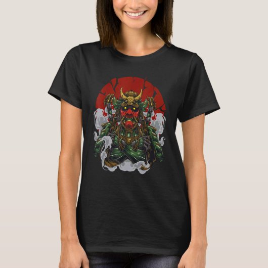 サムライアーマー日本のサムライカルチャーCos Tシャツ (正面)