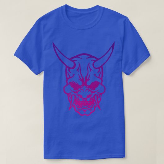 サムライウォリアマスク般若鬼マスクジャパン・アニメ Tシャツ (デザイン正面)