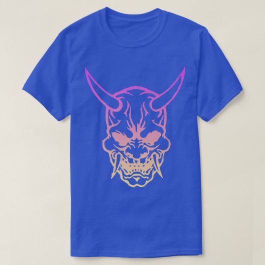 サムライウォリアマスク般若鬼マスクジャパンAnime1 Tシャツ (デザイン正面)