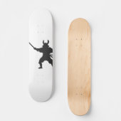 サムライウォリアーと剣 – バックカラーを選択 スケートボード (正面)