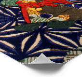 サムライウォリアーのポスター壁画ヴィンテージ 日本の ポスター (角)