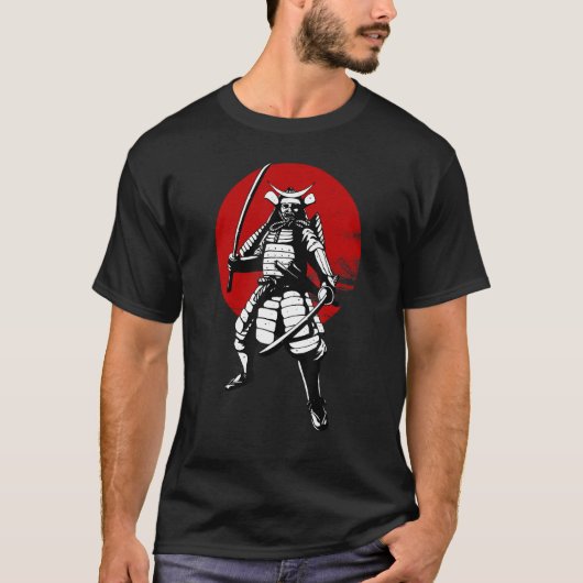 サムライウォリアードレッドサークル Tシャツ (正面)