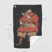 サムライウォリアーヴィンテージ日本のアート ゴルフタオル (インサイチュ)