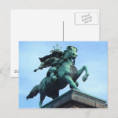 サムライウォリアー像 – 葉書 ポストカード (正面/裏面)