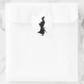 「サムライウォリアー日本のシール – Ink Art Vinyl スクエアシール (バッグ)