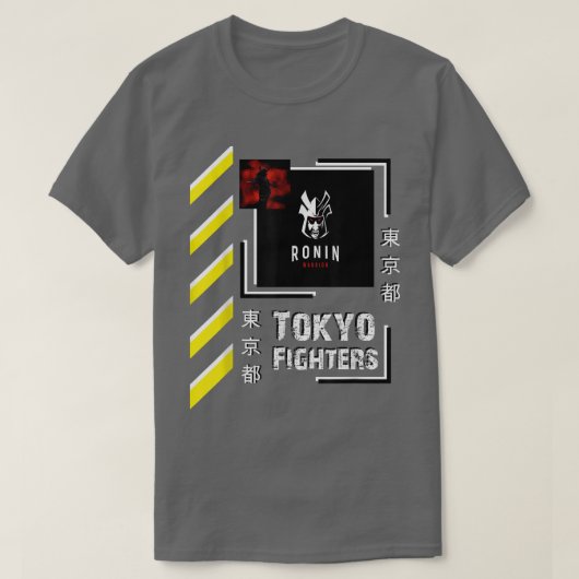 サムライウォリアー日本東京ファイターズスタイルクロシン Tシャツ (デザイン正面)