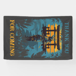 サムライウォリアー誕生日パーティカスタムー 横断幕