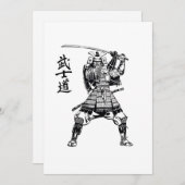 サムライウォリアー サンキューカード (正面/裏面)