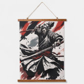 サムライウォリアー 吊り下げ型タペストリー (正面)