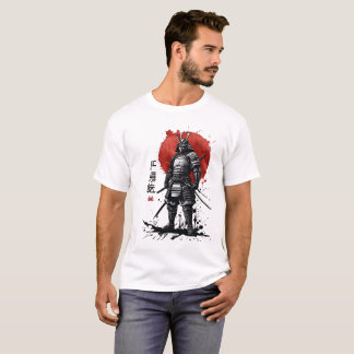 サムライウォリアーTシャツ – 日本の武士道芸術 Tシャツ
