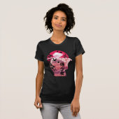 サムライウーマンアニメ Tシャツ (正面フル)