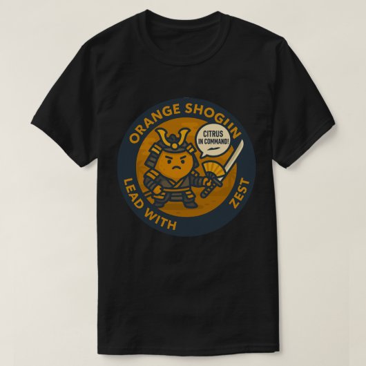 サムライオレンジ シトラス イン コマンド Tシャツ (デザイン正面)