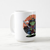 サムライカエル戦士 コーヒーマグカップ (正面左)