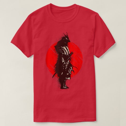 サムライカッコいい戦士(2) Tシャツ (デザイン正面)