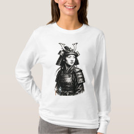サムライガールストリートアート Tシャツ